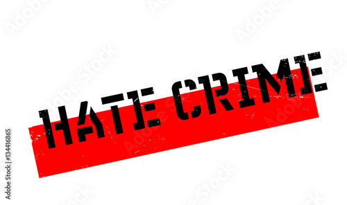 Hate Crime rubber stamp