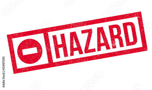 Hazard rubber stamp
