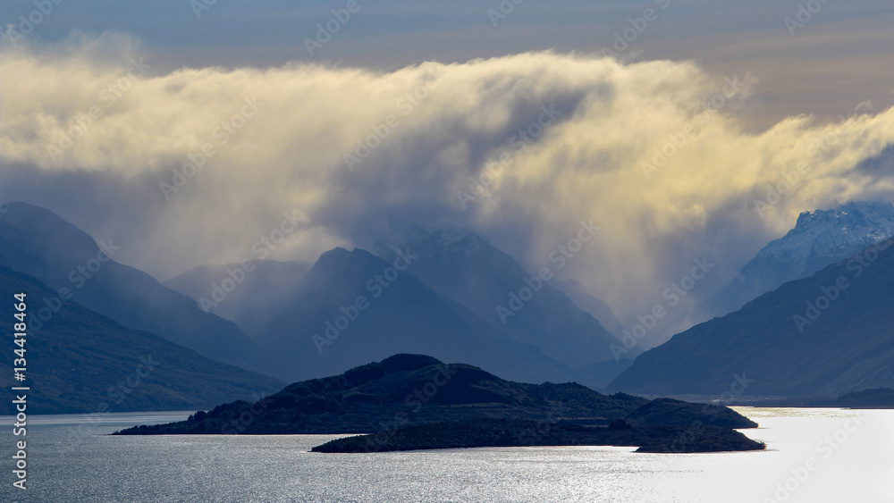 From the Devils staircase back across Lake Wakatipu