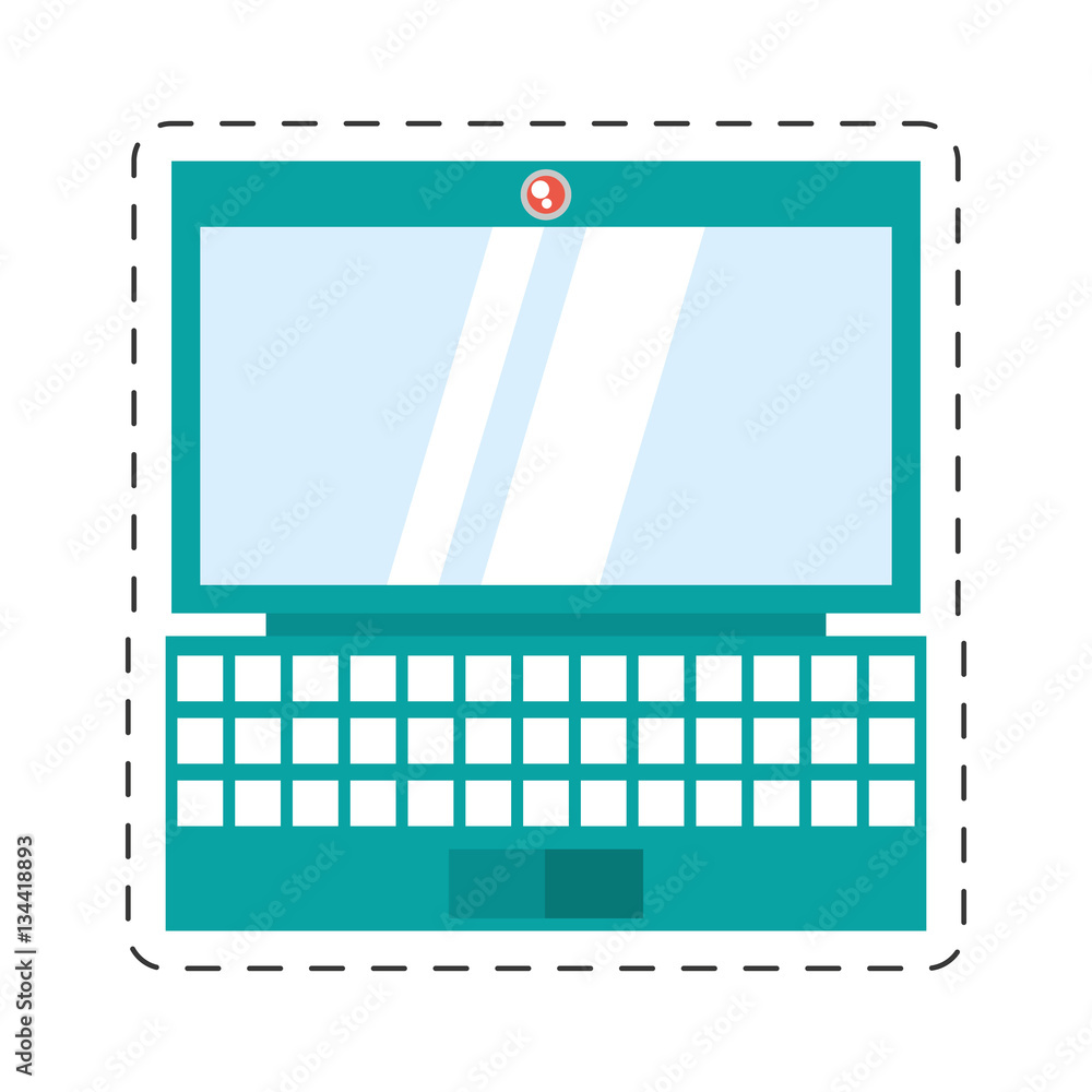 laptop device technology digital vector illustration eps 10 laptop device technology digital vector illustration eps 10