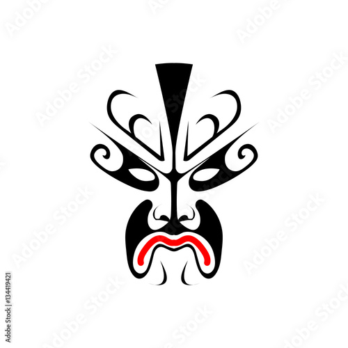 Beijing opera mask of ancient people