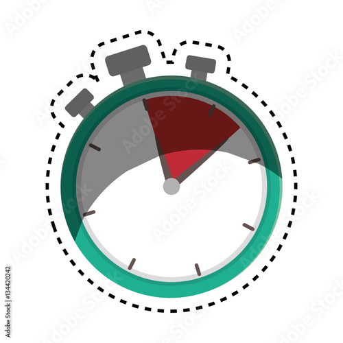 chronometer watch isolated icon vector illustration design