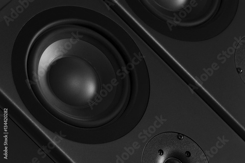 Multimedia speaker system with different speaker units
