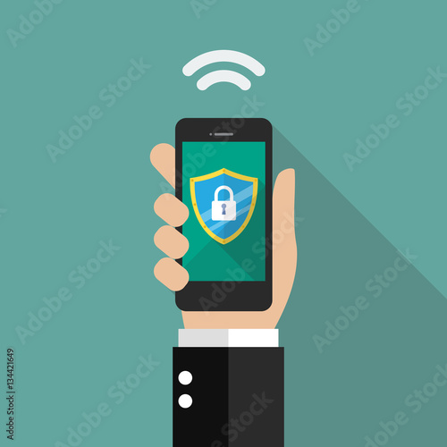 Smartphone protected by firewall guard