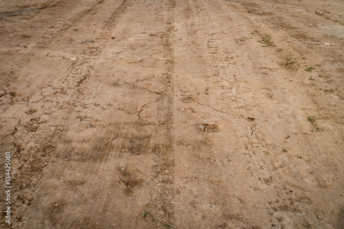 Dust country road