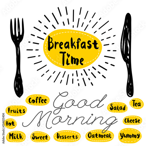 Logo menu set