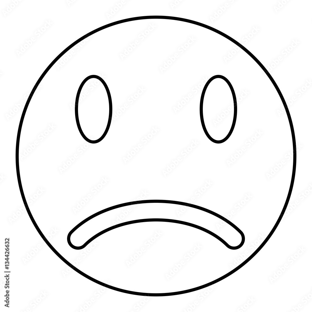 Smiley icon - Flat design, glyph style icon - Outline black Smiley icon - Flat design, glyph style icon - Outline black
