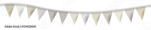 Wimpel Wimpelkette Gold Silber Hintergrund Welle Schwung 