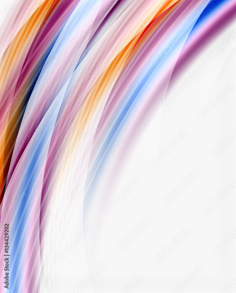 Translucent wave on white background Translucent wave on white background