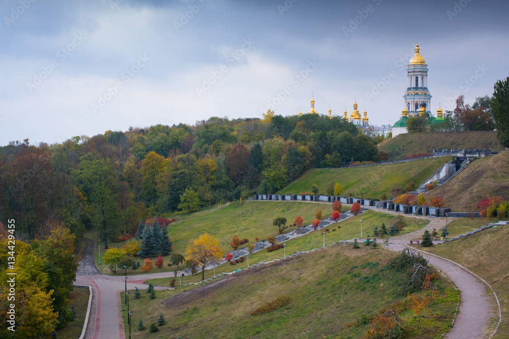 Autumn landscape in Kiev..