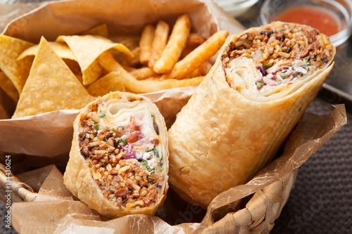 Fotografía Burrito on table