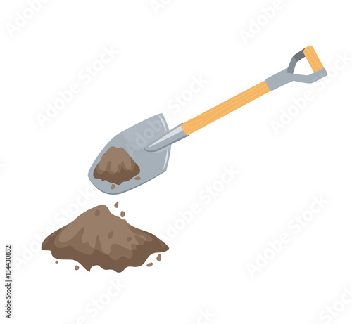 Dig with a spade