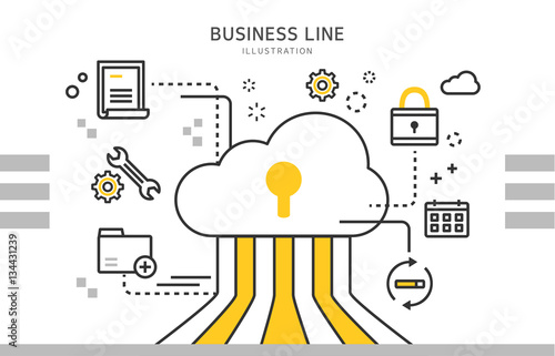 business line illustration
