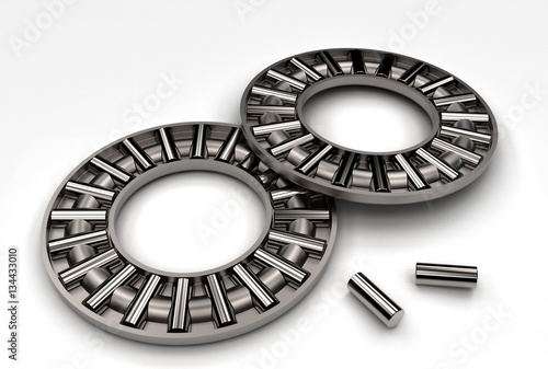 Fotografija 3d illustration of thrust needle bearings