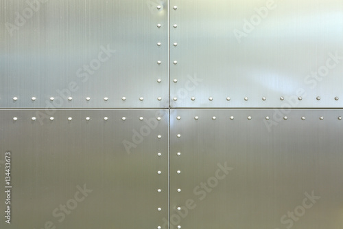 metal background of a office building