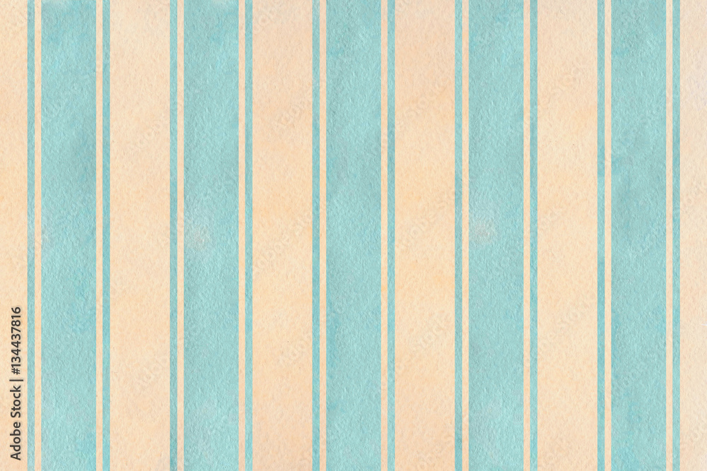 Fototapeta premium Watercolor striped background.