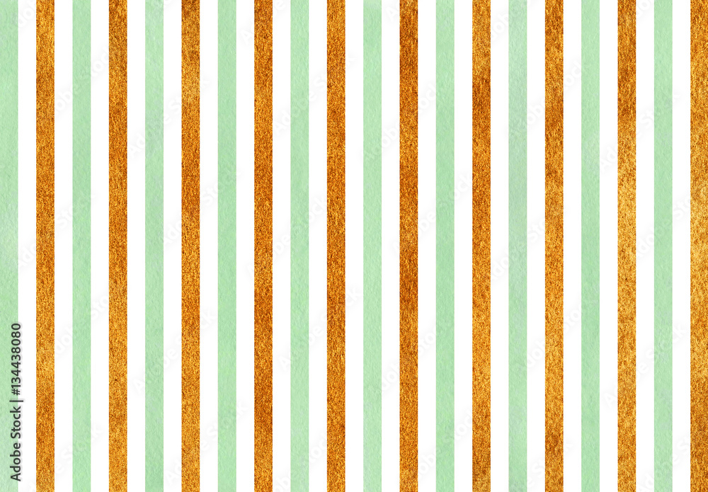 Obraz premium Watercolor striped background.