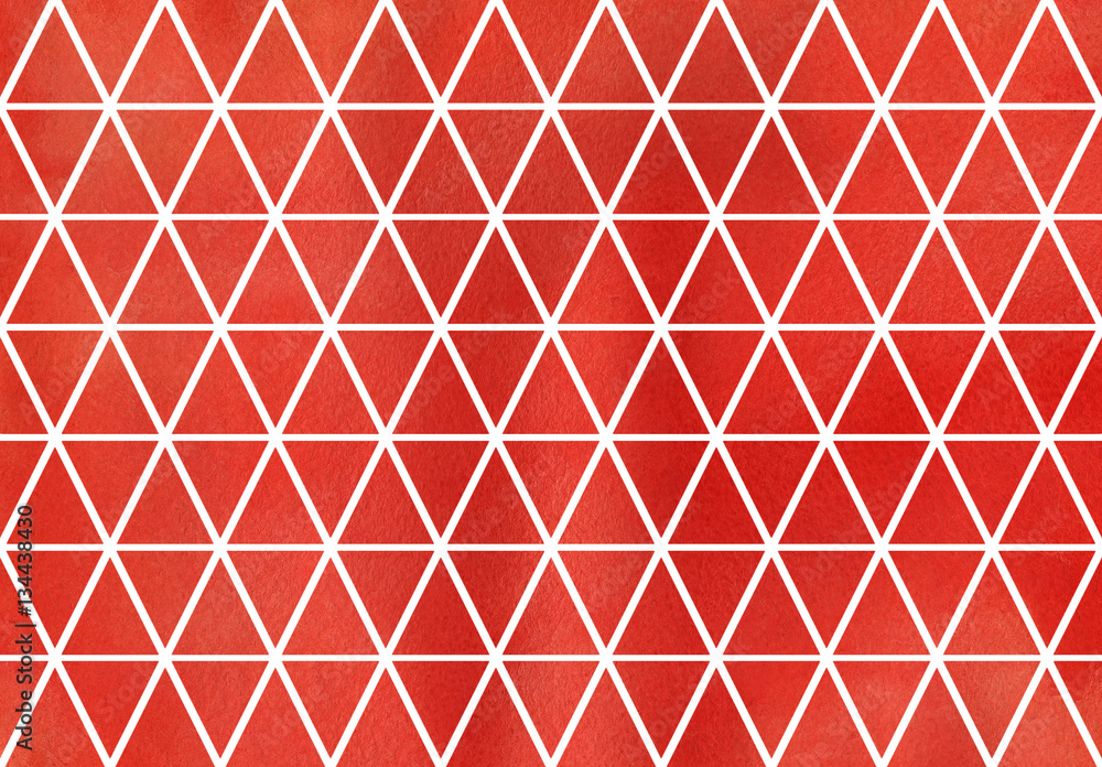 Watercolor triangle pattern. Watercolor triangle pattern.
