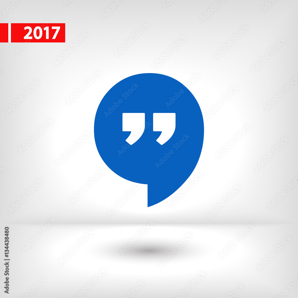 dialog icon, vector illustration. Flat design style dialog icon, vector illustration. Flat design style