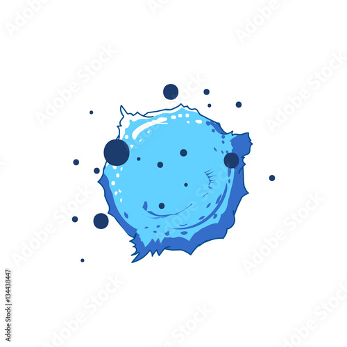 vector cartoon planet