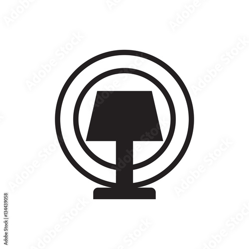 table lamp icon illustration