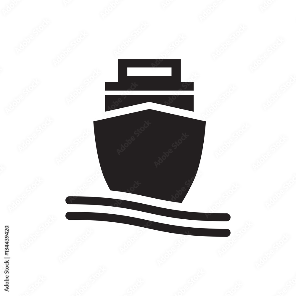 cargo ship icon illustration cargo ship icon illustration