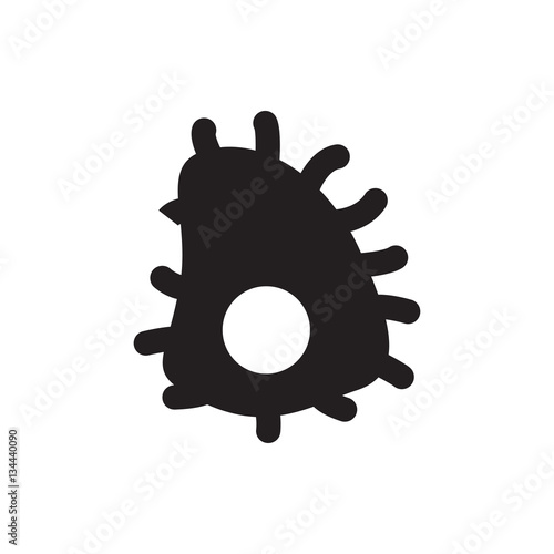 extinct sea creature icon illustration