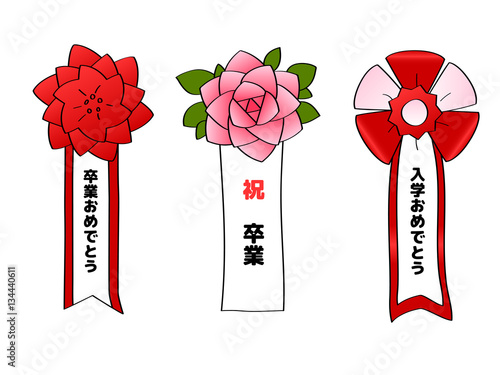 徽章セット（赤い花・ピンクのバラ・日の出）.