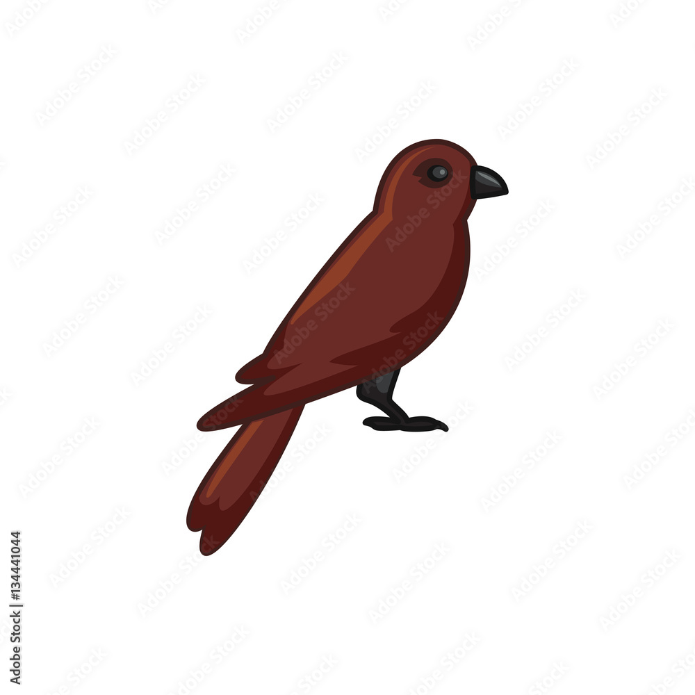 Fototapeta premium sparrow icon illustration