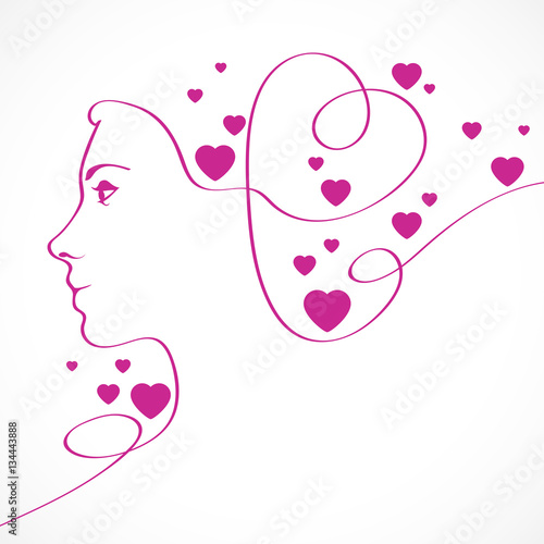 profil femme design