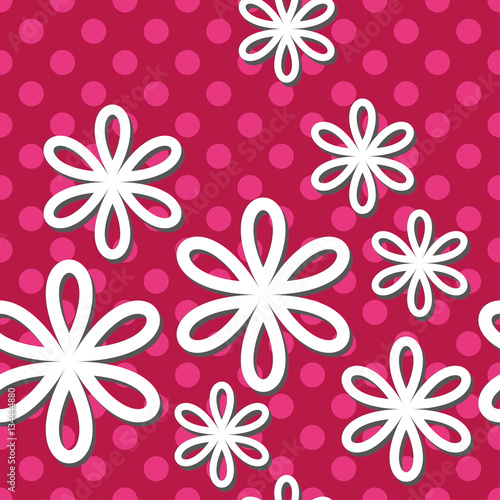 Seamless spring background. Print. Cloth design, wallpaper.