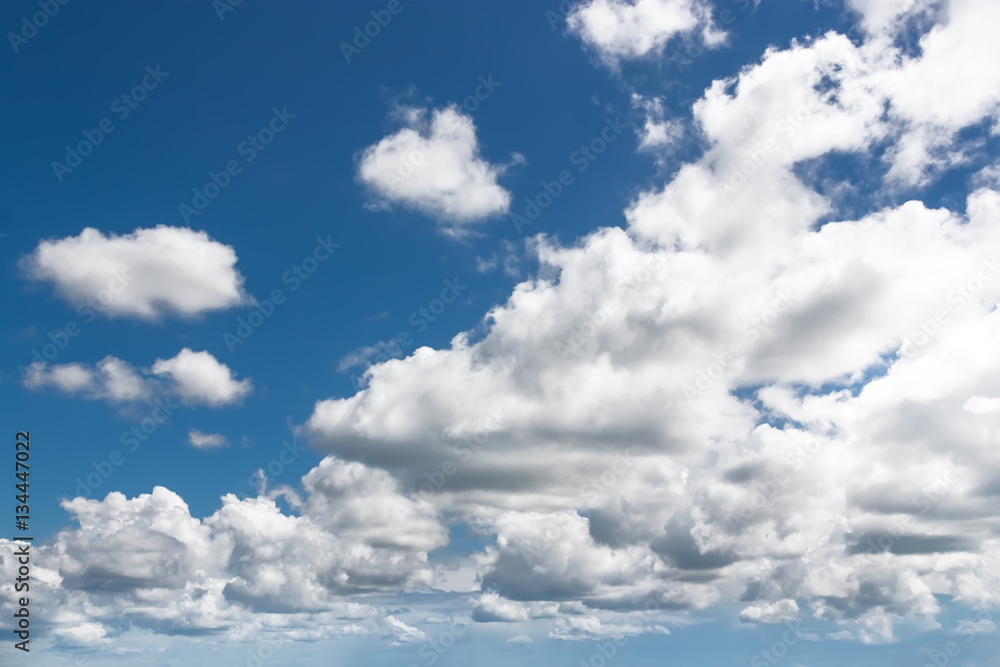 White clouds in blue sky. White clouds in blue sky.