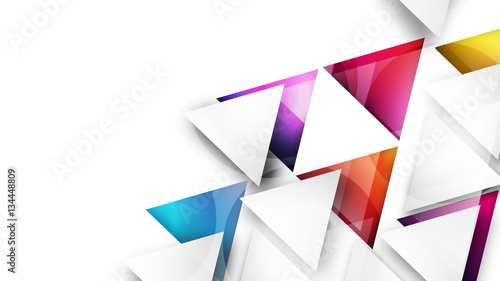 trójkąty tło wektor