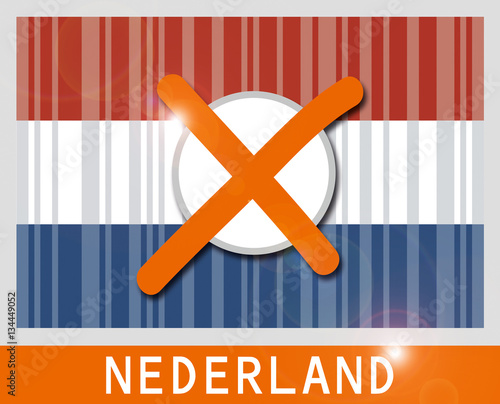 Barcode Nederland Wahl photo