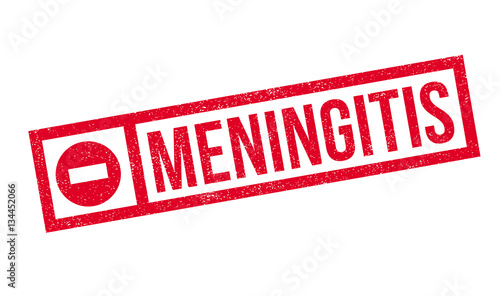 Meningitis rubber stamp. Grunge design with dust scratches. Effects can be easily removed for a clean, crisp look. Color is easily changed.