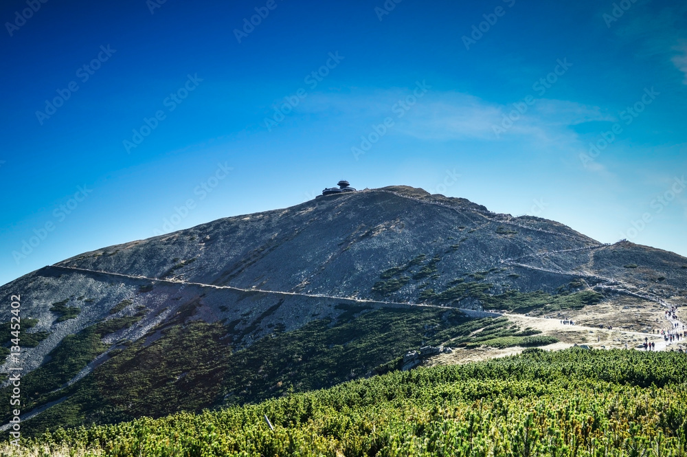 Sniezka - Highest peak of Karkonosze Mountains