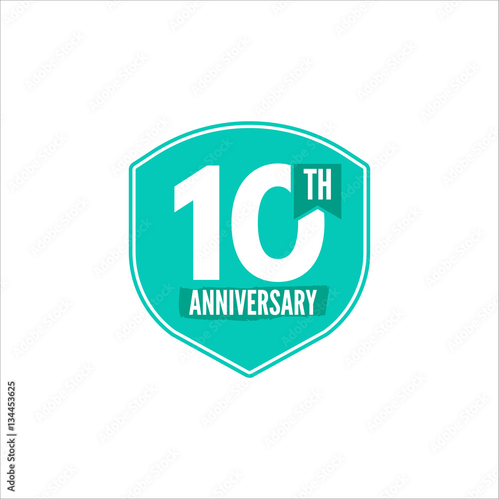 Anniversary badge. Vector illustration isolated Anniversary badge. Vector illustration isolated
