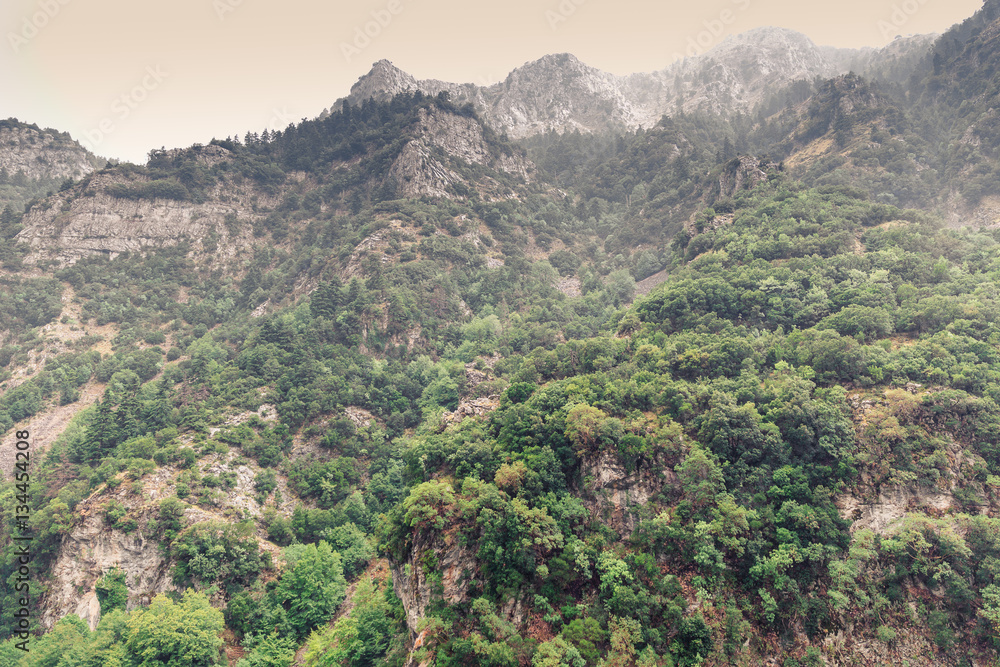 Obraz premium Rocky Mountains near Kalamata