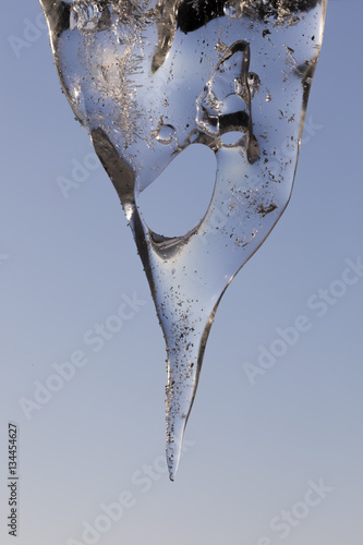isolated icicle