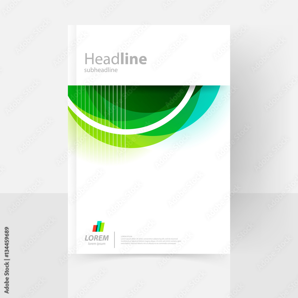 Fototapeta premium Cover template