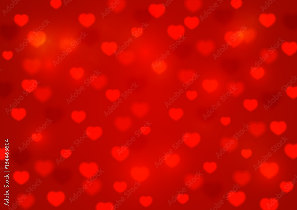 Hearts bokeh background for Your design Hearts bokeh background for Your design