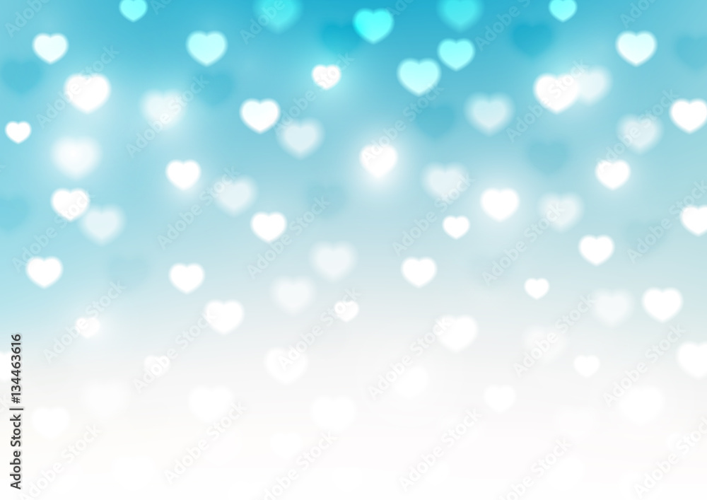 Hearts bokeh background for Your design Hearts bokeh background for Your design