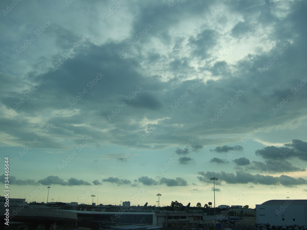 Fototapeta premium 空 雲 夕暮れ