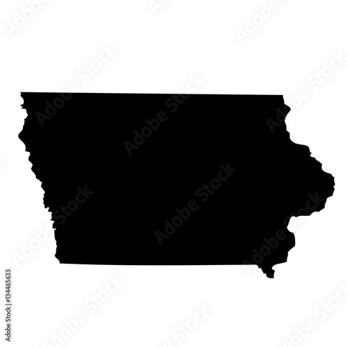 map of the U.S. state Iowa