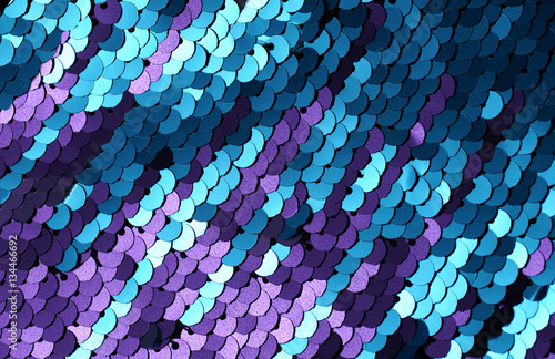 Fotografie Sequins close-up macro