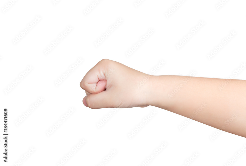 Kid or Children hand isolated on white background with clipping path Kid or Children hand isolated on white background with clipping path