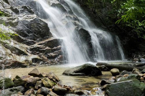 Kanching Waterfalls near Kuala Lumpur, Malaysia