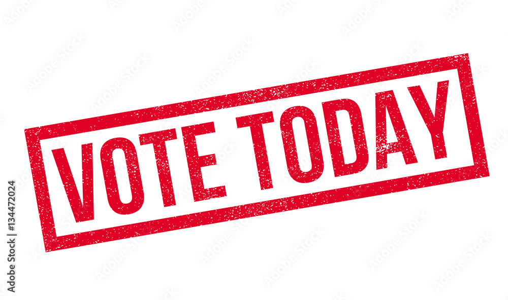 Vote Today rubber stamp. Grunge design with dust scratches. Effects can be easily removed for a clean, crisp look. Color is easily changed. Vote Today rubber stamp. Grunge design with dust scratches. Effects can be easily removed for a clean, crisp look. Color is easily changed.