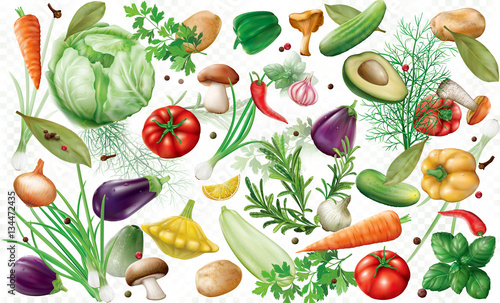 Vegetables background
