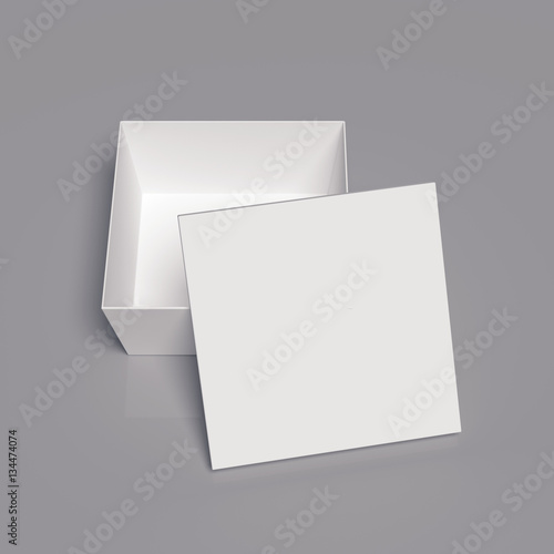 Cardboard box template